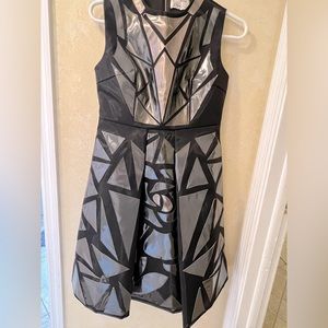 crushed plastic event dress